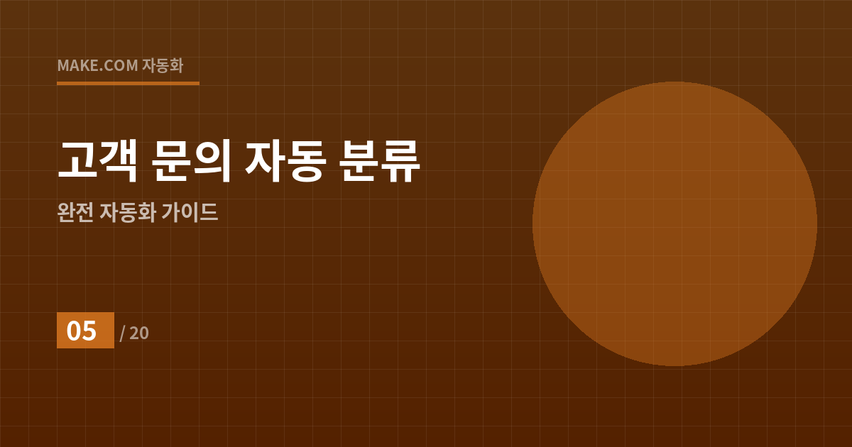 AI가 알아서 분류해주는 고객 문의 자동 처리 시스템