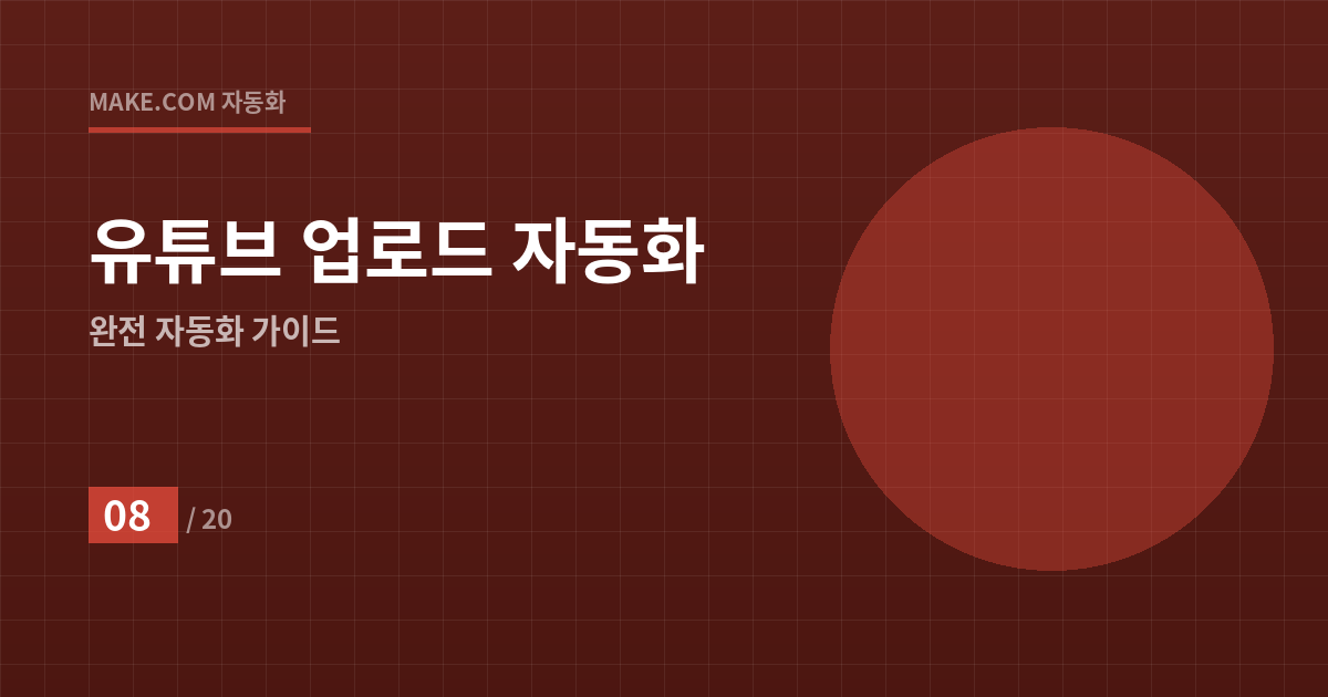 유튜버라면 반드시 알아야 할 업로드 후 자동화 시스템